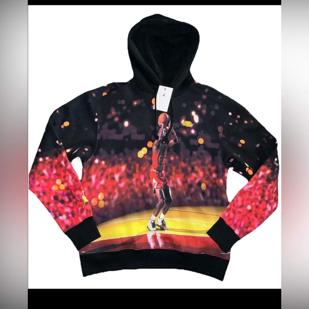 Nike Air Jordan Jumpman Fleece Pullover Hoodie Black DC9610-010 Men’s new